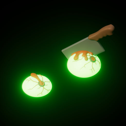 Accesorios de Zombi con Cuchillo para Mr Skully